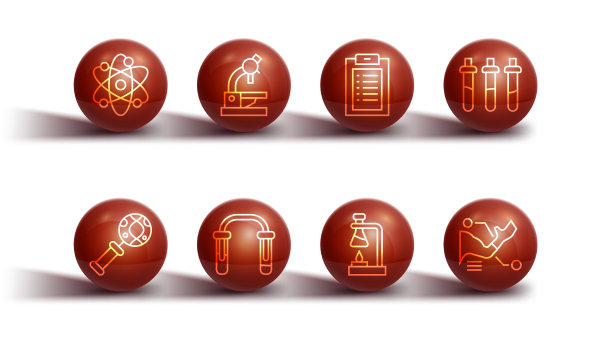 集线原子DNA研究搜索试剂图片下载