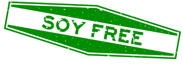 Grunge绿色大豆自由字六边形橡胶密封图片下载