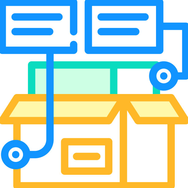 产品经营管理彩色图标图片下载