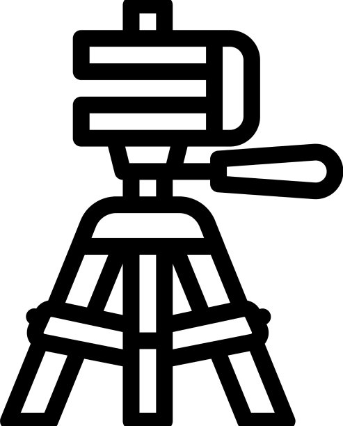 三脚架配件线图标图片下载