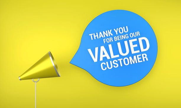 扩音器和商业客户信息的语音泡沫。图片下载