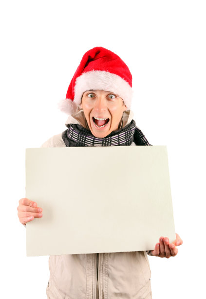 白纸黑字的年轻人图片下载