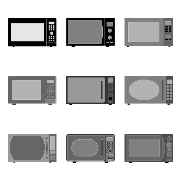 用于加热和加热的各种类型的微波炉图片下载