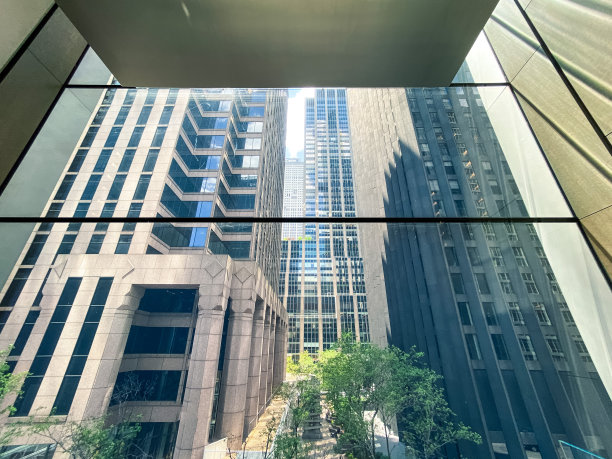 纽约摩天大楼的全景图片下载