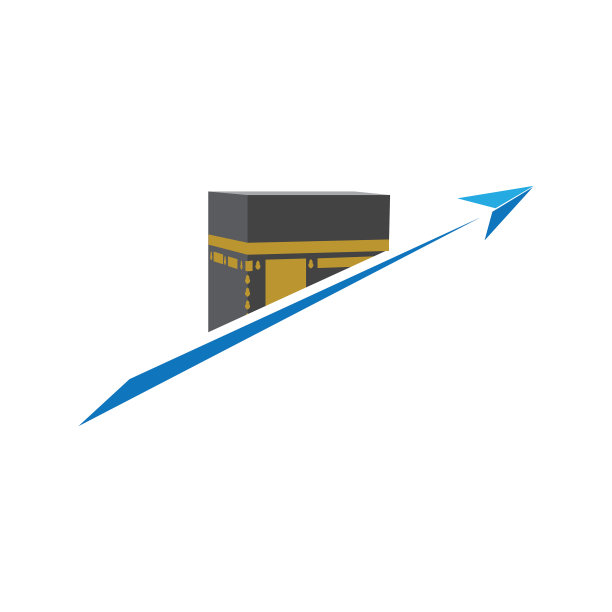 克尔白麦加符号标志设计模板图片下载