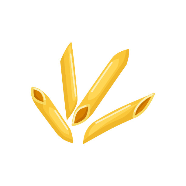 意大利面通心粉在孤立的背景意大利图片下载