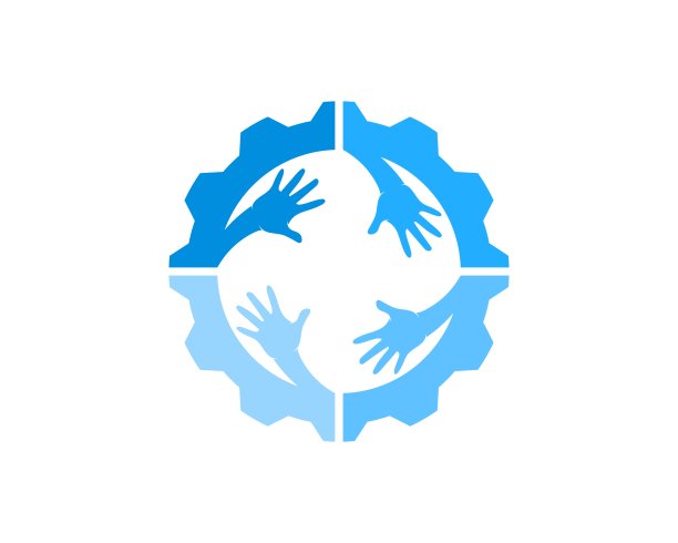 内置手动护理的机械齿轮图片下载