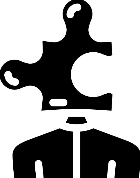解决商业问题的拼图glyph图标图片下载