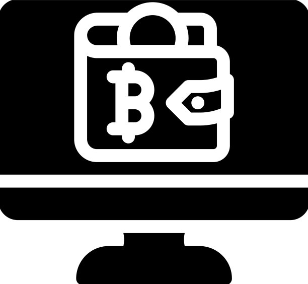 加密货币数字钱包标志图标图片下载