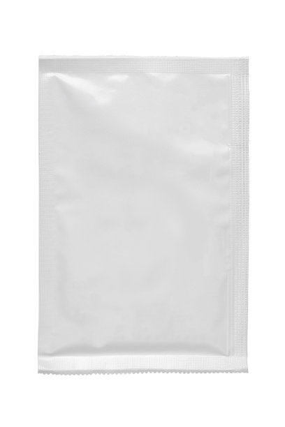 白色纸袋包孤立在白色。图片下载