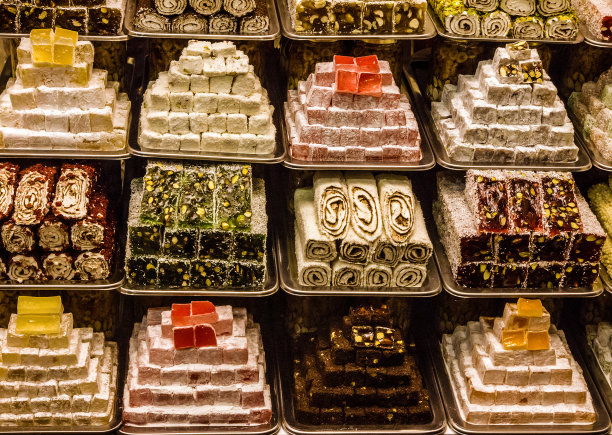 土耳其伊斯坦布尔的香料集市图片下载