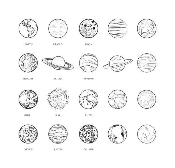 线性行星套装图片下载
