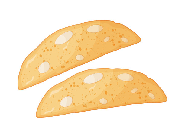 意大利式脆饼。Cantucci。意大利甜点。干曲奇加坚果的饼干。图片下载