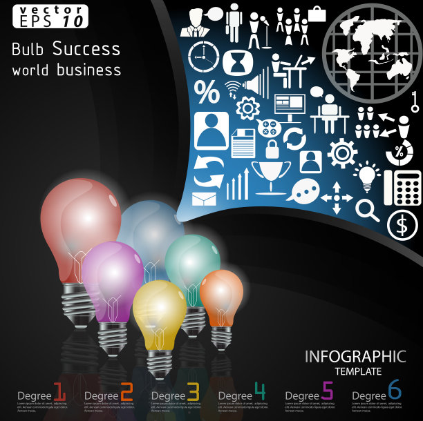 插画商业。设计现代理念和概念思考创意。为头脑风暴，社交网络，成功，计划，思考，搜索，分析，沟通，未来的想法创新技术。图片下载