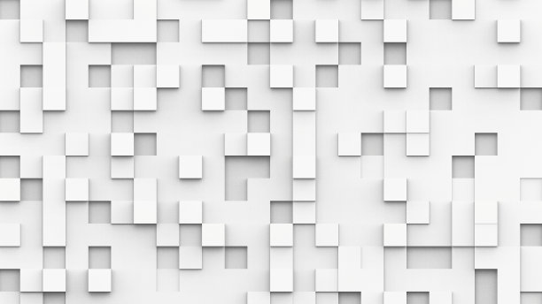方形白色和灰色背景纹理。3d插画，3d渲染图片下载
