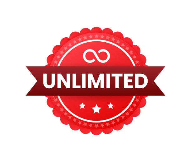 红色丝带在白色背景无限制的文本。提升的迹象。向量股票插图图片下载