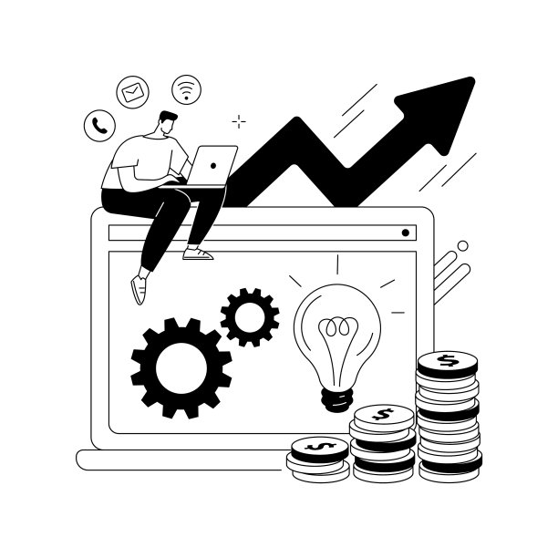 网上商业的抽象概念图片下载