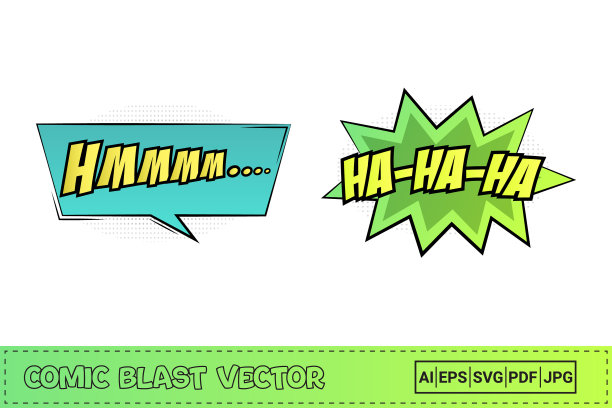 笑料迸发出浅绿色和黄色图片下载