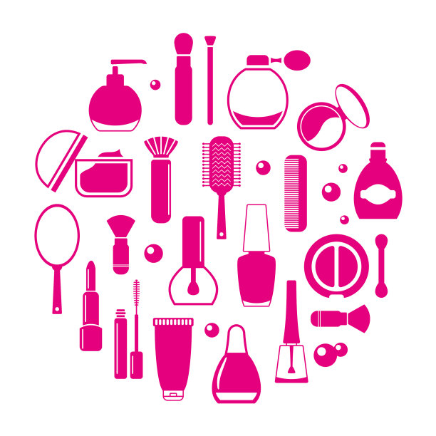 套装化妆品图标化妆图片下载