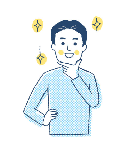 一个手托着下巴微笑的男人图片下载