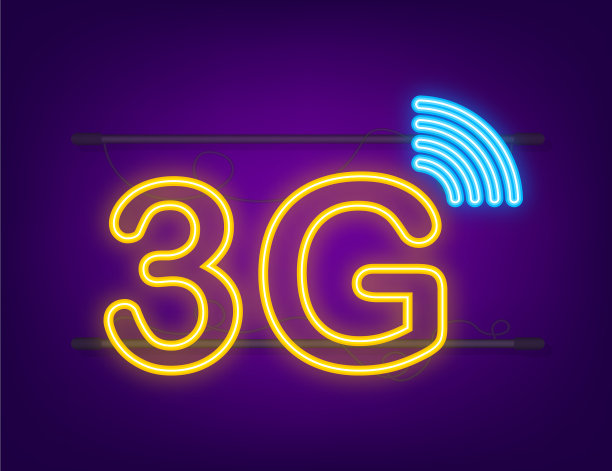 3G霓虹灯符号背景手机图片下载