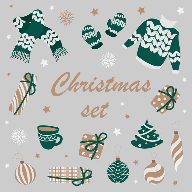 集冬日喜庆元素于一身图片下载