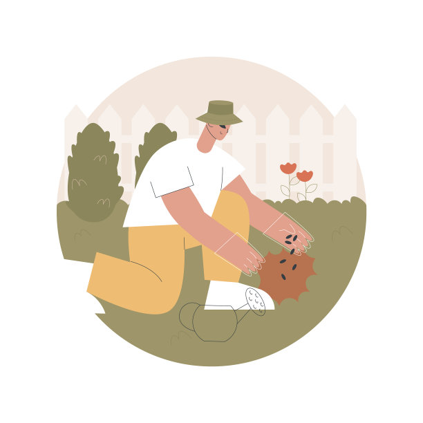 草坪修复的抽象概念图片下载