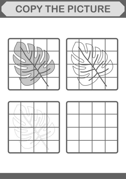 用Monstera复制图片。工作表对孩子图片下载