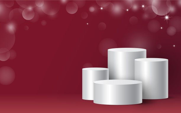 讲台以红色为背景图片下载