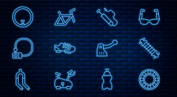 设置线自行车球轴承悬挂空气图片下载