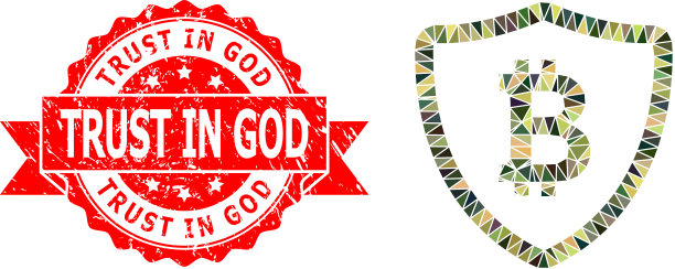 橡皮信任神印和比特币盾图片下载