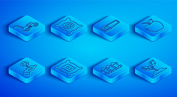 设线割草机装满植物种子图片下载