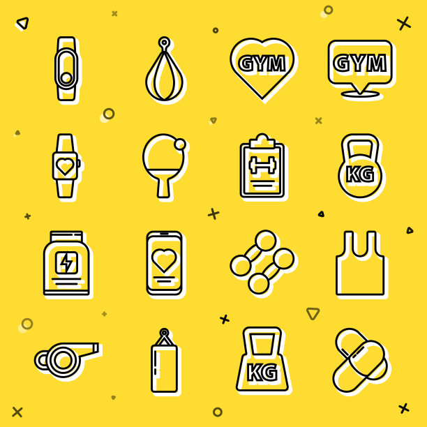 定线运动营养无袖t恤图片下载