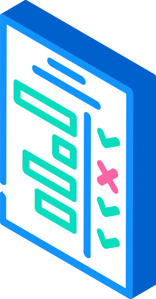 里程碑规划等距图标图片下载