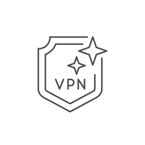 VPN保护线轮廓图标图片下载