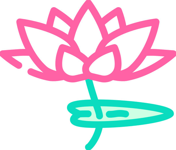 莲花色图标图片下载