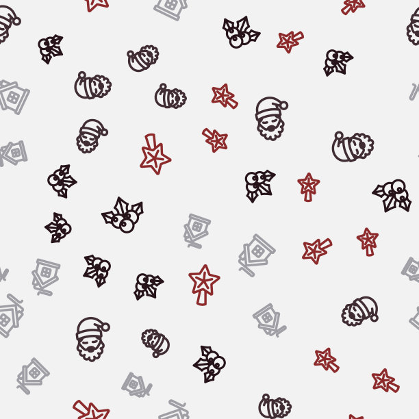 集线枝荚荚圣诞老人的帽子和图片下载