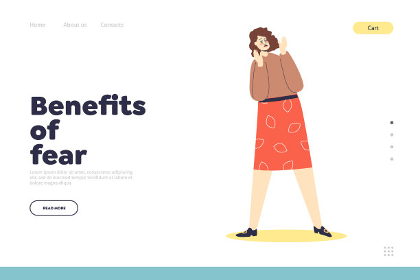 登陆页面的好处与恐惧概念图片下载