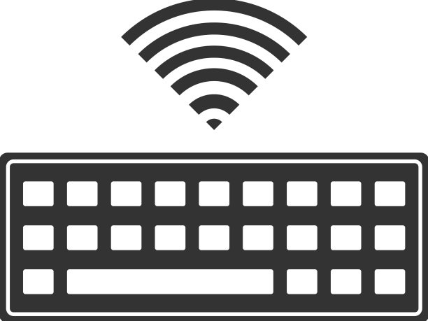 无线键盘图标设计图片下载