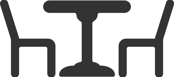 餐厅餐桌图标设计图片下载