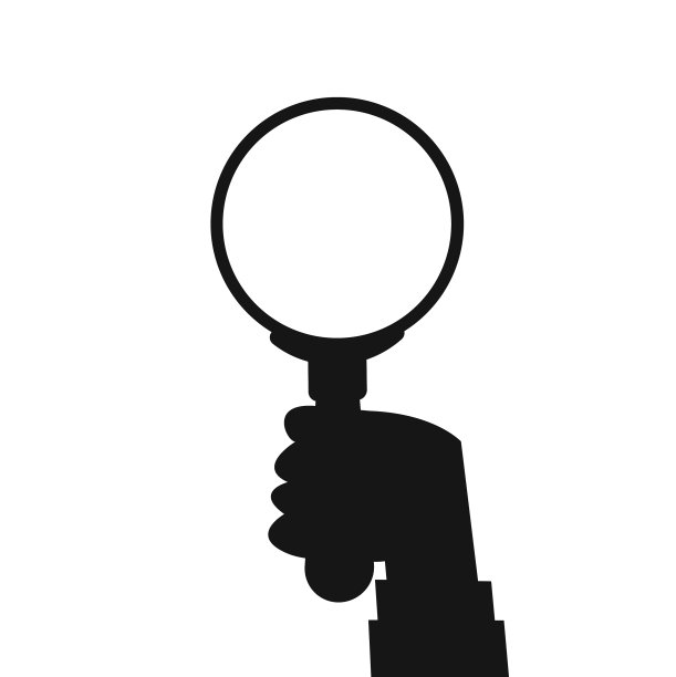 用男性的手放大搜索概念图片下载