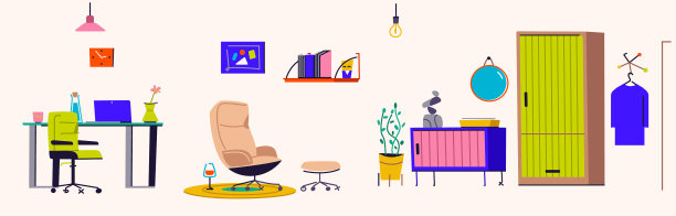 现代室内家具设计图片下载