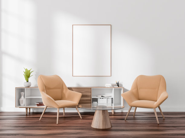 光线休息室内部的座位和抽屉，模型框架图片下载