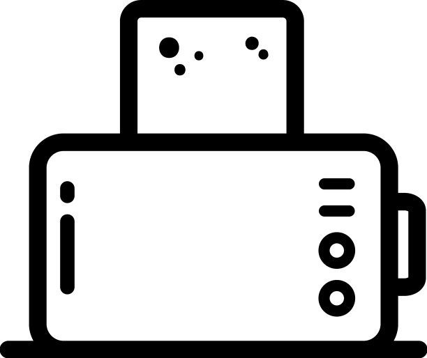 烤面包机轮廓图标图片下载