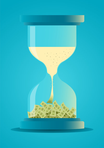 沙粒玻璃用沙粒变换成钱币图片下载