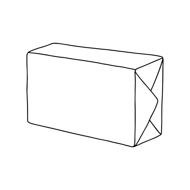 黄油包装。图片下载