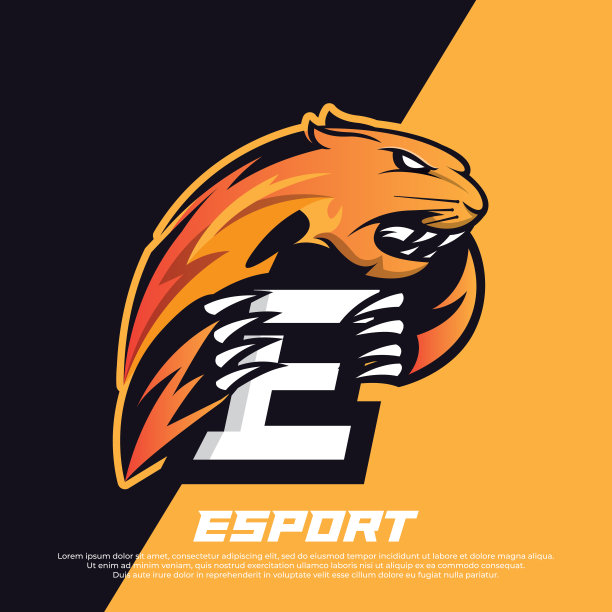 首字母E电子竞技设计图片下载