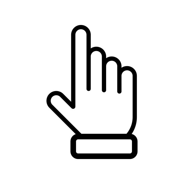 手光标图标设计简单图片下载