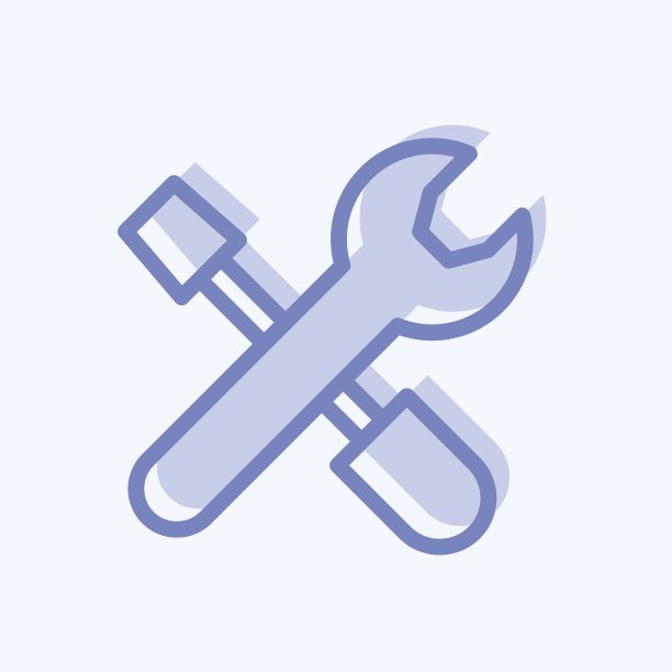 图标工具。适合建筑标志。两个音调的风格。简单的设计可编辑。设计模板向量。简单的说明图片下载