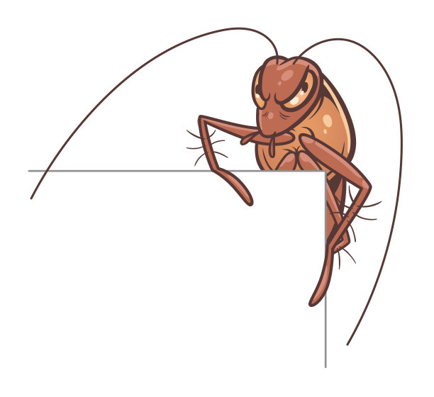 蟑螂设计元素角图片下载